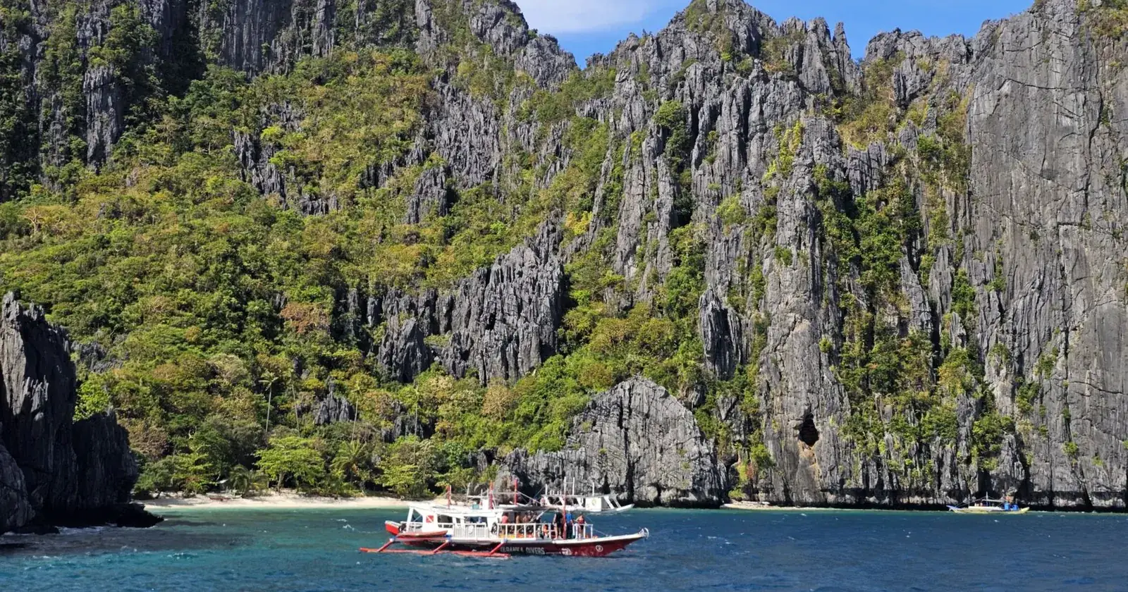 Sea turtle over a reef, snorkelling around El Nido