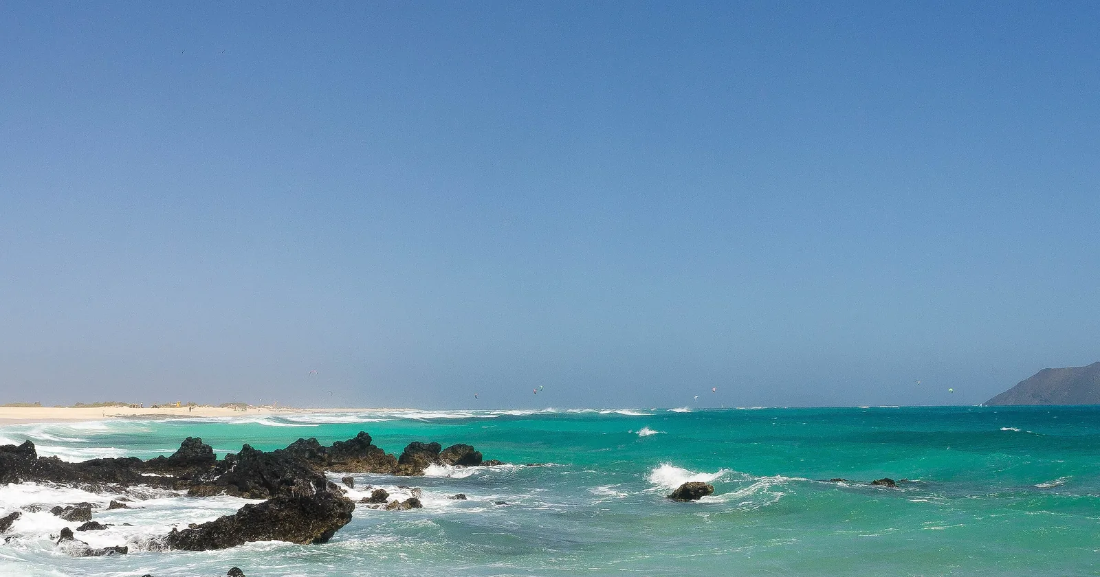 The beach and dunes at Corralejo, Fuerteventura