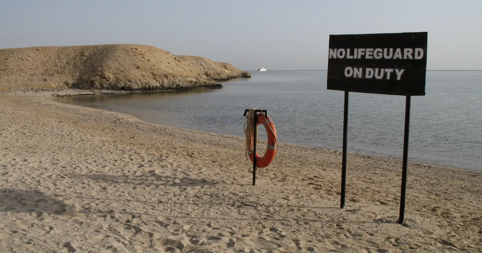 The coast at Marsa Alam on the Egyptian Red Sea