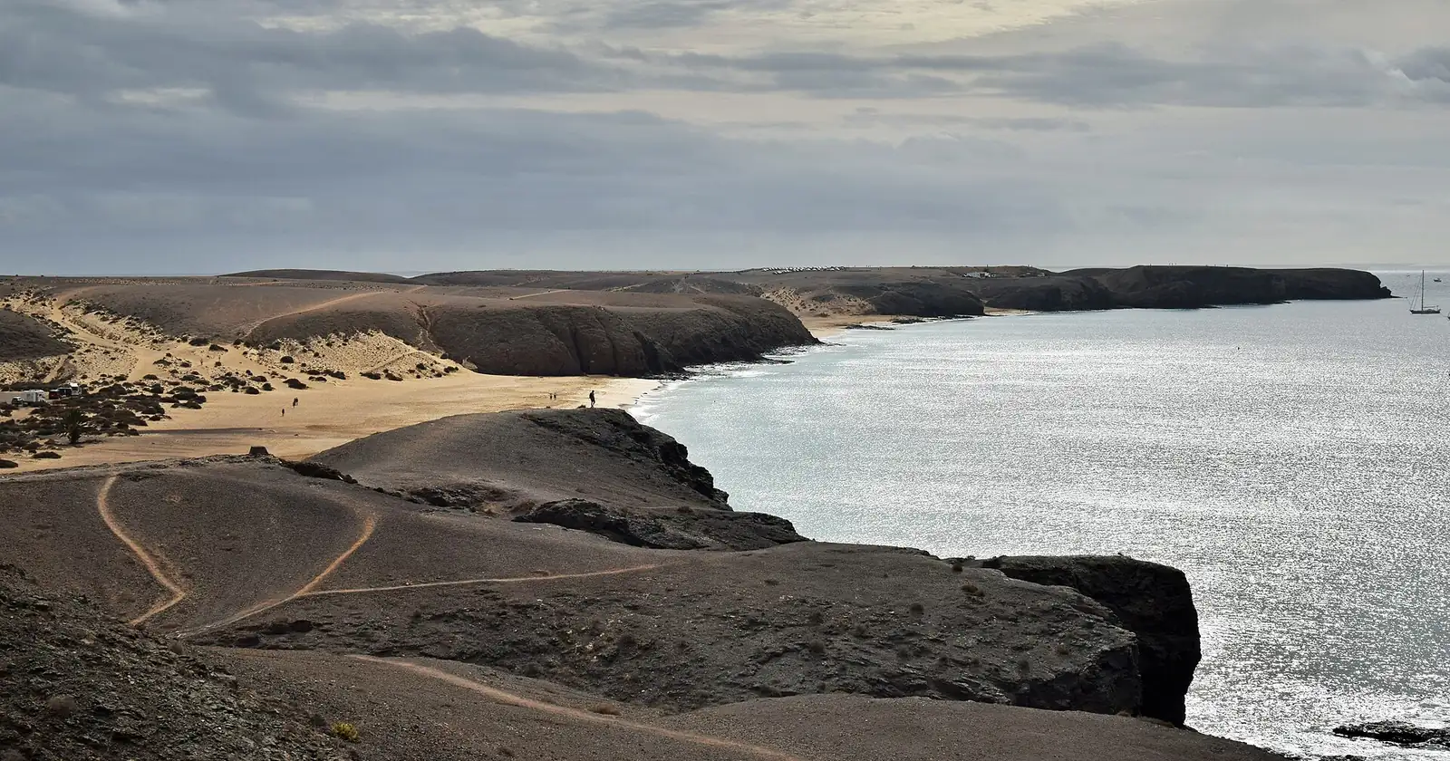 Playa Mujeres on Lanzarote, a Canary Islands base for the Spanish teleworker visa